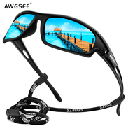 Unbreakable Polarized Men's Sports Sunglasses for Cycling Fishing Driving UV Protection