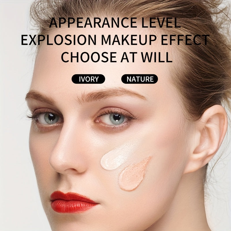 NeatEnjoy SPF 50 CC Kreml Asos - Suvga chidamli, uzoq muddatli makiyaj, namlantiruvchi concealer, UV himoyasi, formaldegiddan xoli, 45ml, barcha teri turlari uchun mos