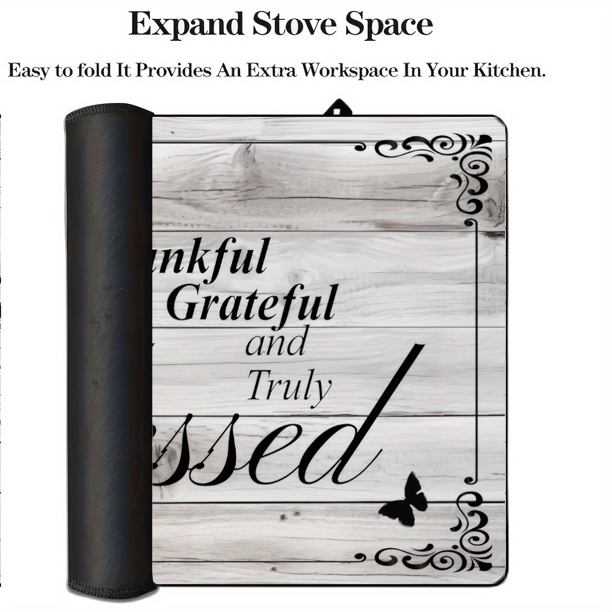 Alfombrilla protectora para la estufa extra grande, impermeable y antideslizante, 72x52cm para vitrocerámica eléctrica