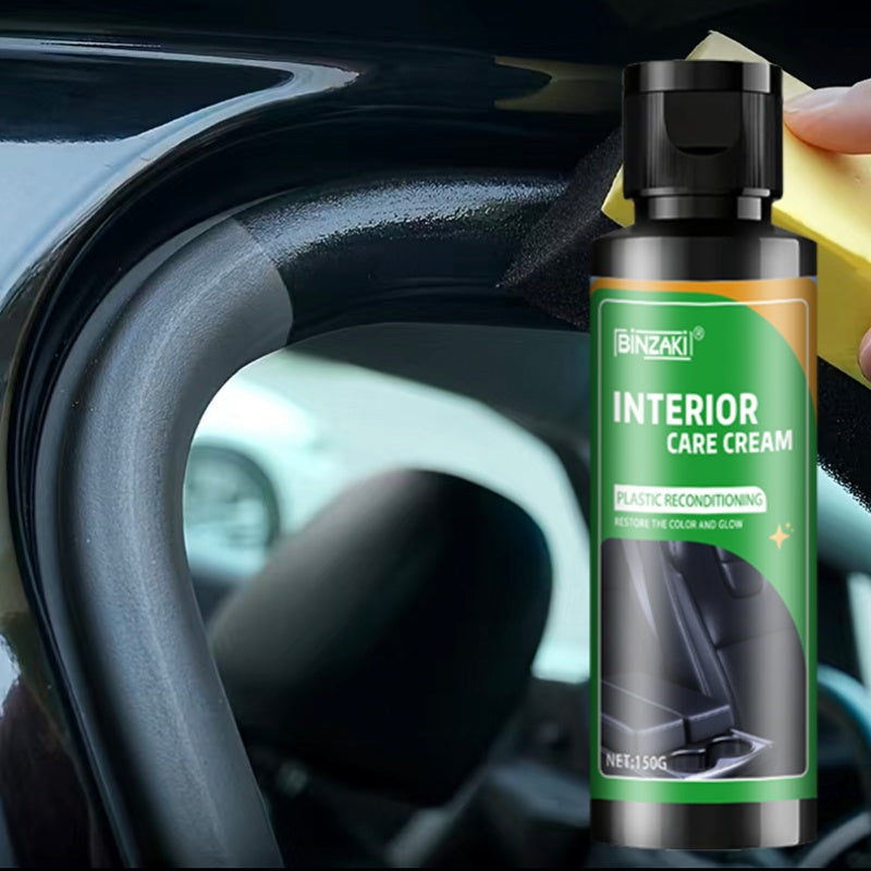 Restaurador de interiores de coche para plástico y cuero 150g Cera protectora para tablero