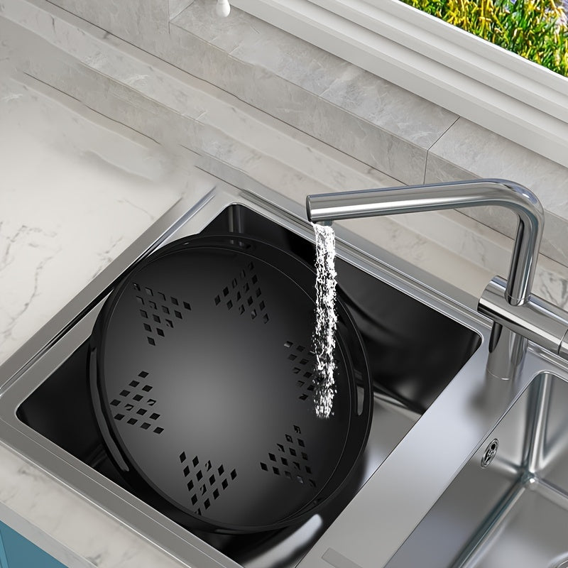 Вращающийся органайзер для посуды, косметики и специй, чтобы сэкономить место на столешницах с нескользящим дизайном.