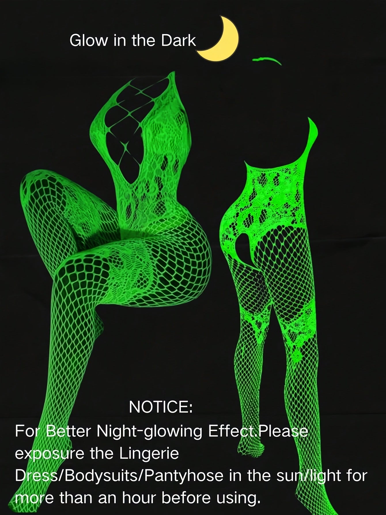 Женские прозрачные сетчатые чулки с светящимся в темноте поясом и колготки-комбинации больших размеров