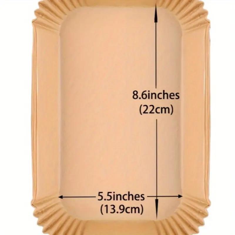 100/200 Pieces Non-Stick Air Fryer Liners Reusable Oil Water Resistant Fits Dual Basket