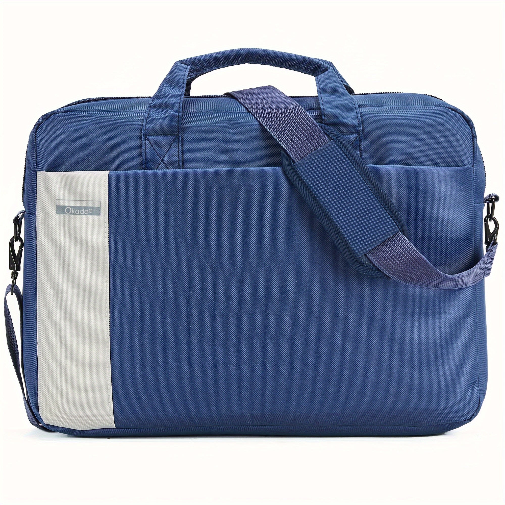 Тяжёлая сумка для ноутбука 15,4-16 дюймов с амортизирующей подкладкой, ремень для тележки, для офиса, путешествий, колледжа, в нескольких цветах