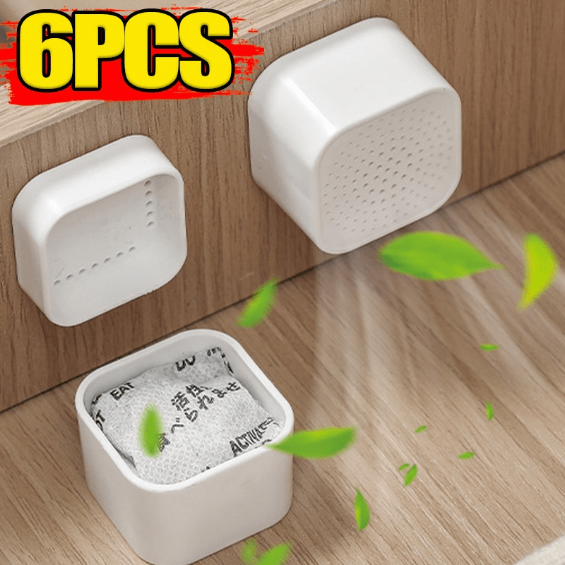 6-шт Неэлектрические угольные освежители воздуха для холодильников и дома, активированные угольные нейтрализаторы запахов с асептическими и противогрибковыми свойствами.