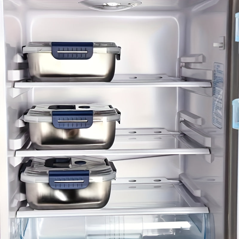 Контейнеры для хранения продуктов из нержавеющей стали 1800 мл, герметичные, для приготовления еды на улице
