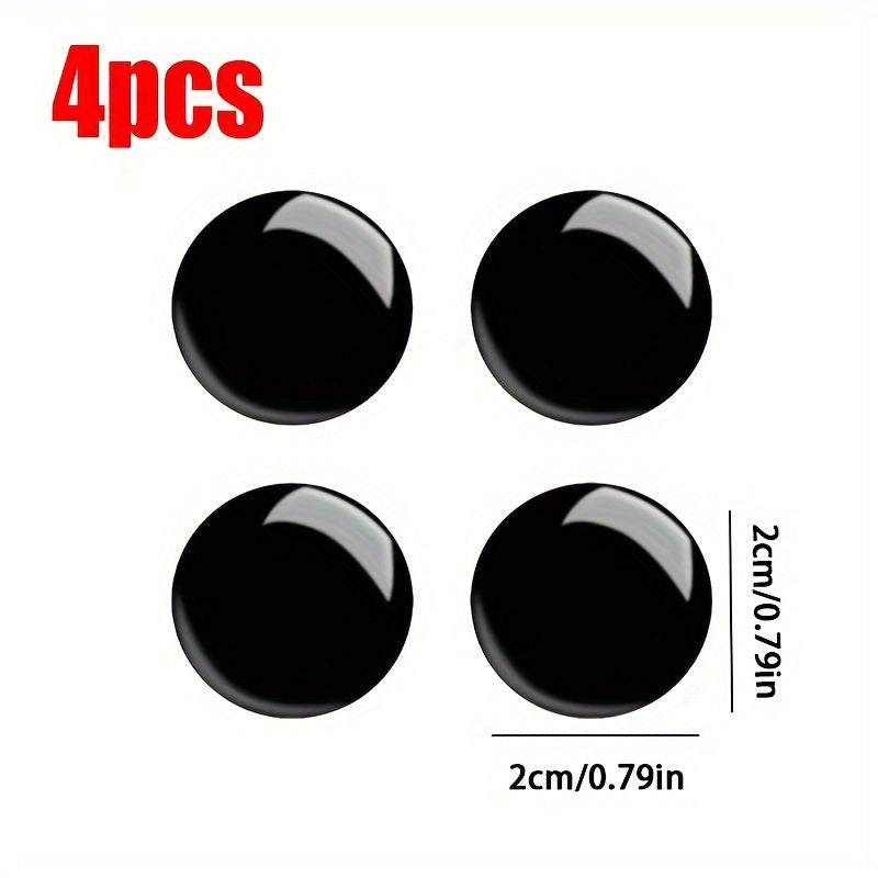 4Pcs Car Door Lock Protection Kit Black Scratch Resistant Entry Film