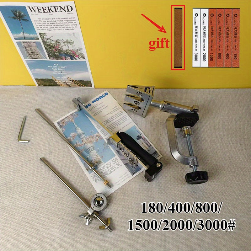 2025 Professional Apex Sharpener Tool Set with Stone and Angle System