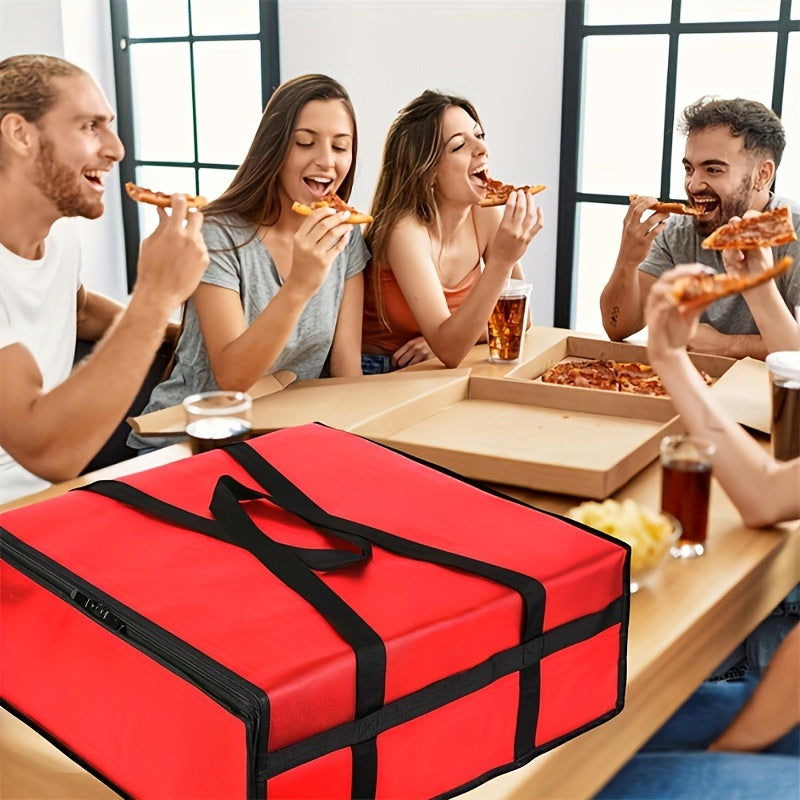 Insulated Pizza Delivery Bag, Sturdy Eco-Friendly Lunch Carrier for Work and School