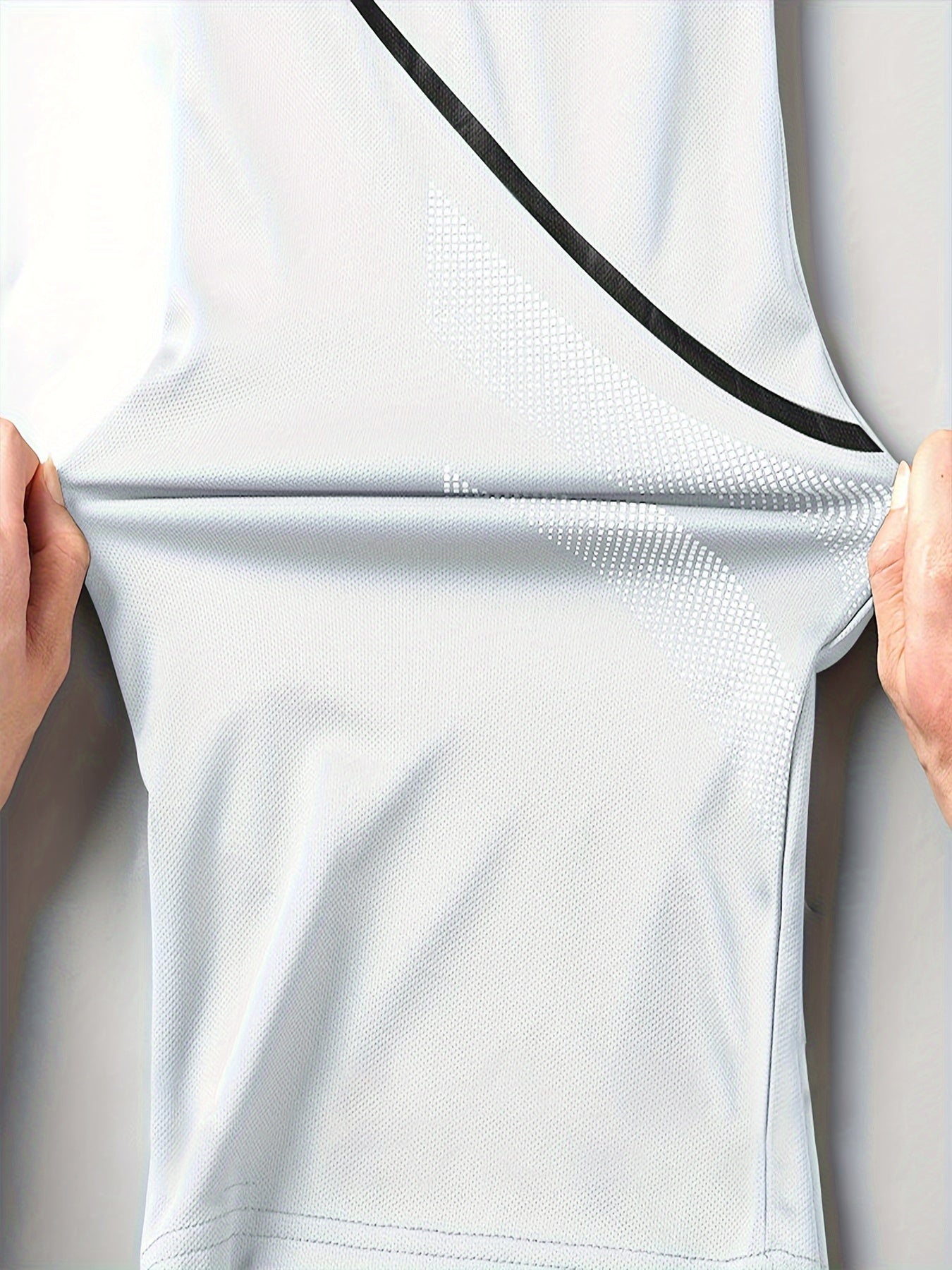 Men's Sportswear Set for Running and Gym Quick-Dry Polyester All Seasons