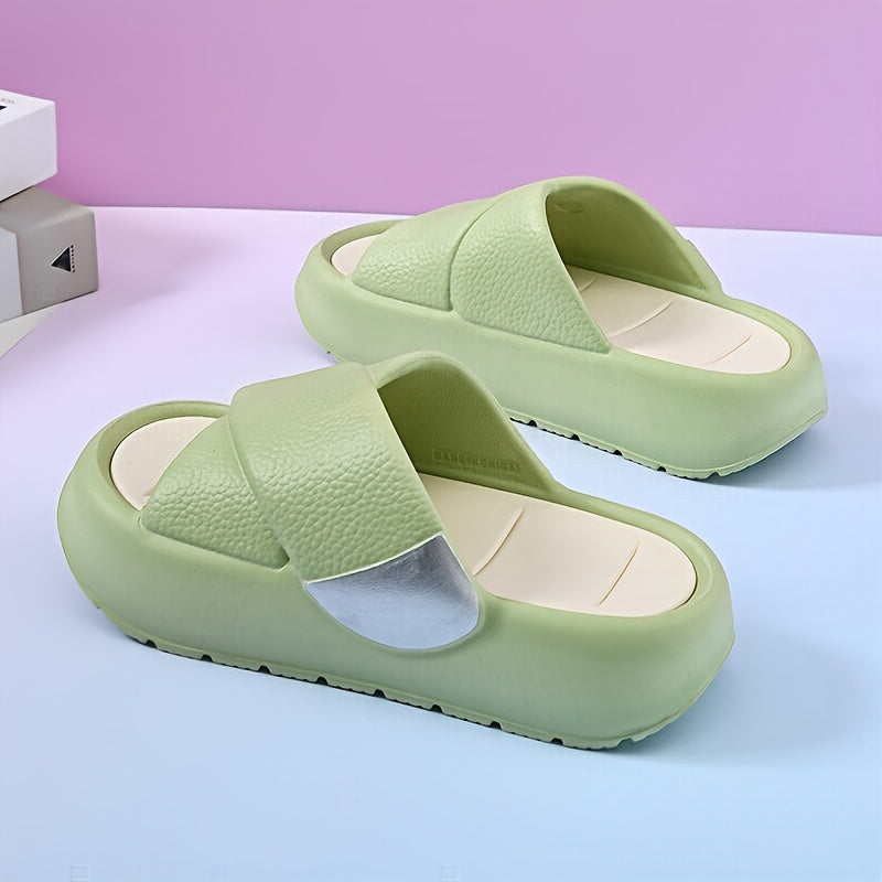 Women's Thick-Soled Outdoor Slip-On Sandals with Soft Sole