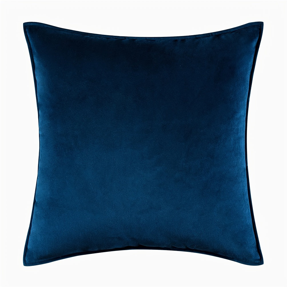 Shirin rangli divan yostiq qopqog'i uchun yumshoq velur chetli yostiq qoplamasi, yostiq kiritilmagan.