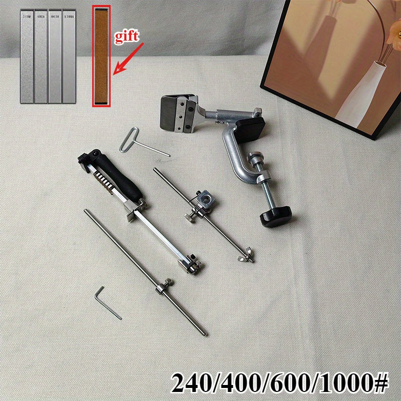 Точилка для ножей 4-го поколения с регулируемым углом и инструментом для заточки