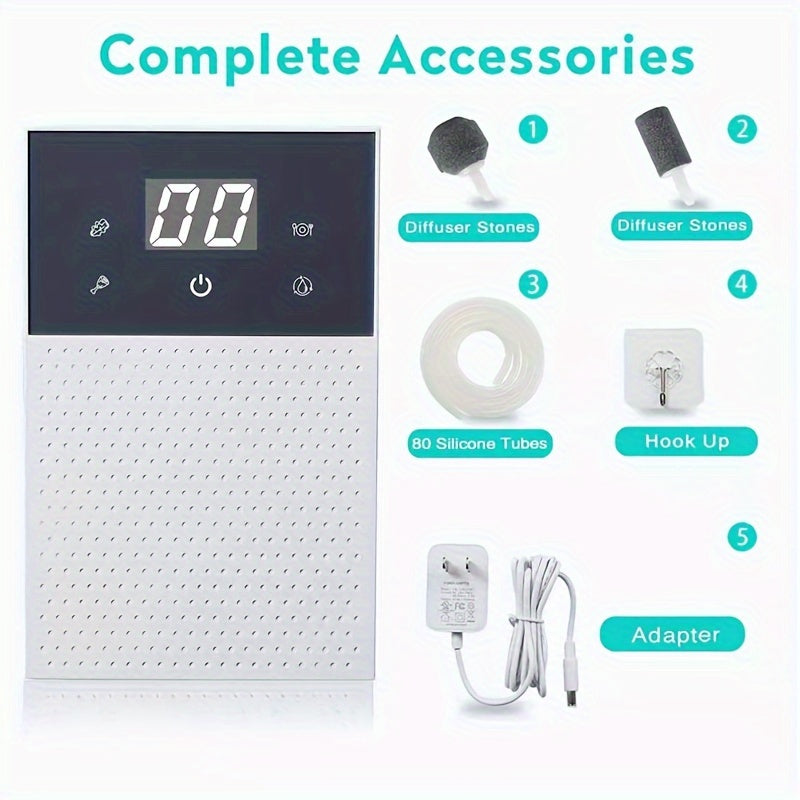 Compact portable fruit vegetable washer purifies preserves removes pesticides wall-mountable