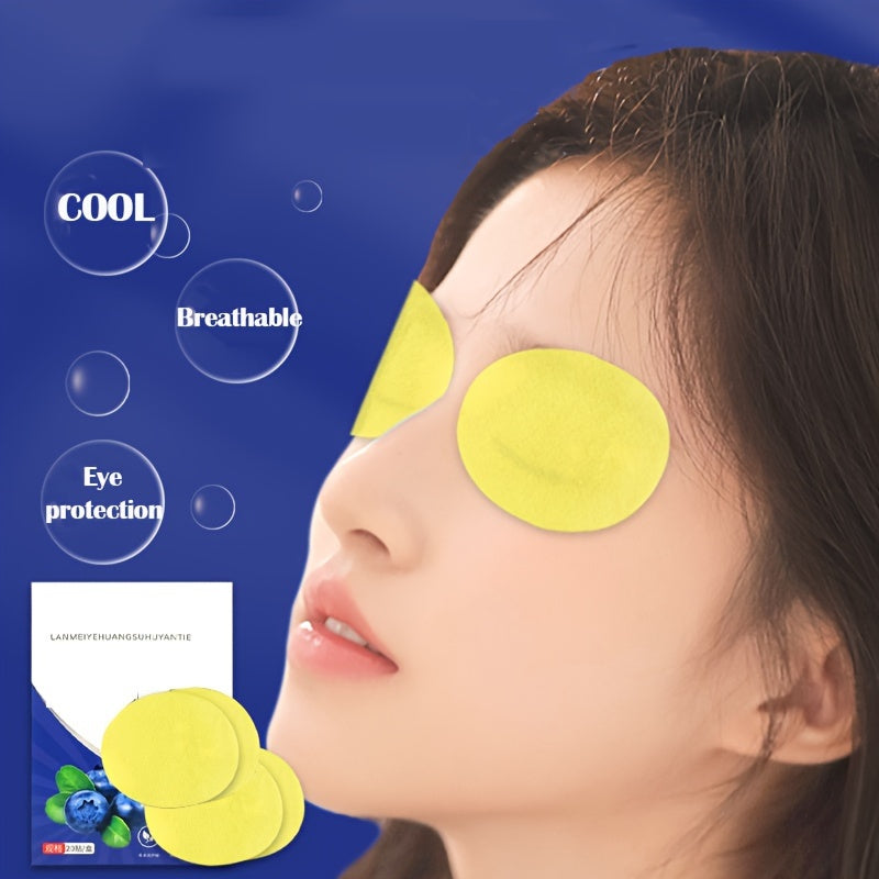 Blueberry Leaf Eye Mask for Dry Eyes Sleep Relaxation Alcohol Free