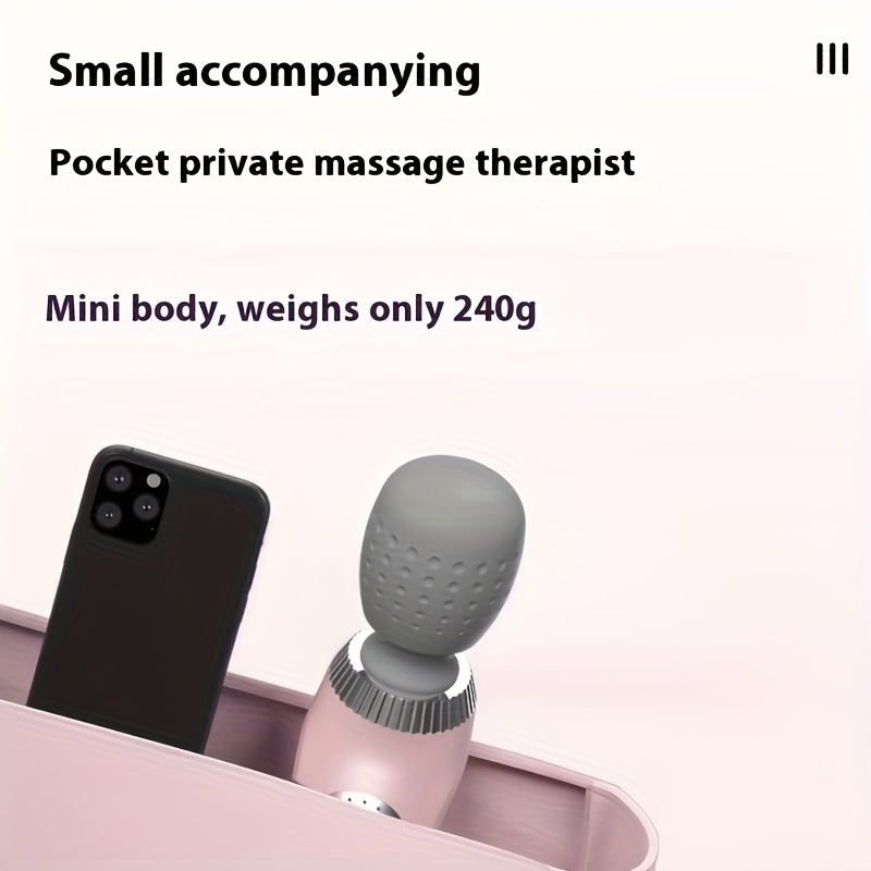 Portable Handheld Massage Stick with High-Speed Motor and USB Rechargeable Lithium Battery