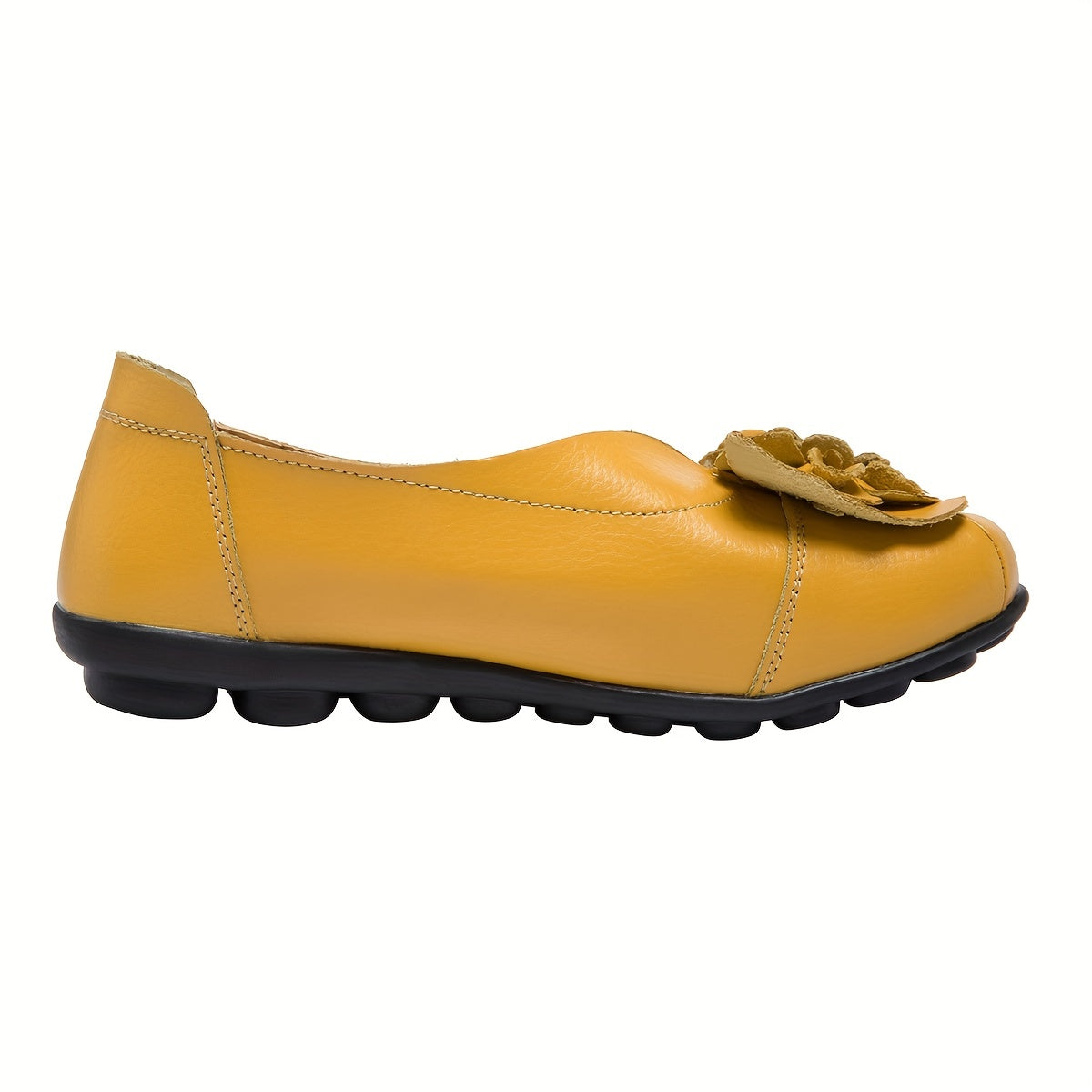 Women's Flat Shoes Solid Color Slip-On Casual Flats