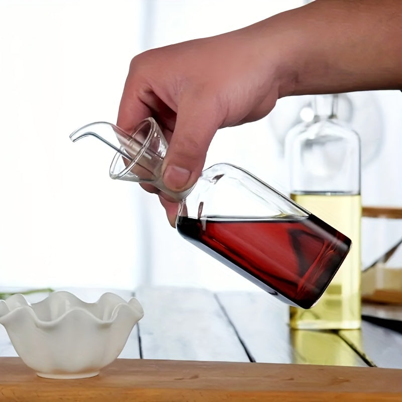 Прозрачный дозатор для масла 5oz 6.7oz 15.2oz герметичная стеклянная бутылка для оливкового масла и уксуса