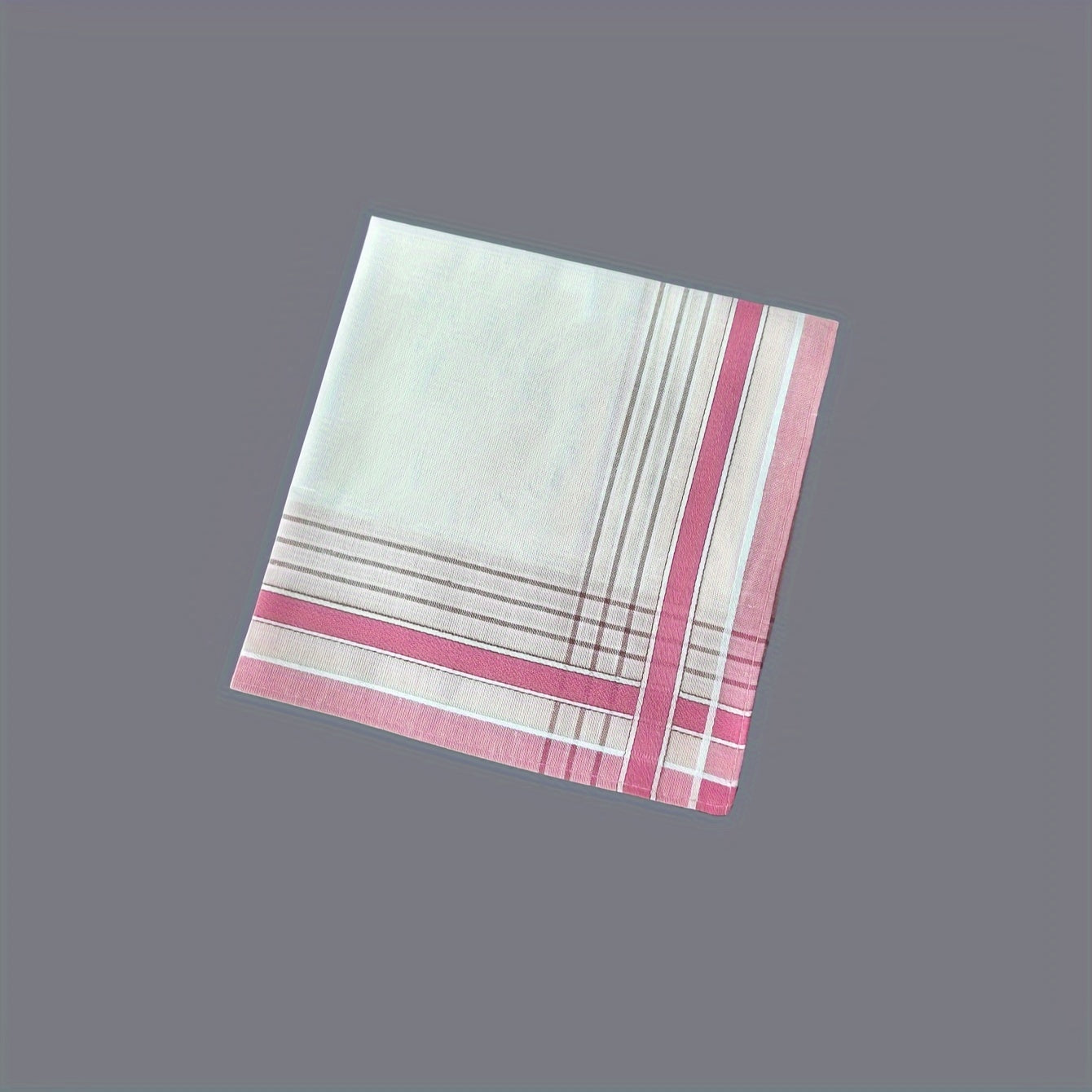 Erkaklar va ayollar uchun chiziqli dizayndagi 6 ta paxta sharf to'plami