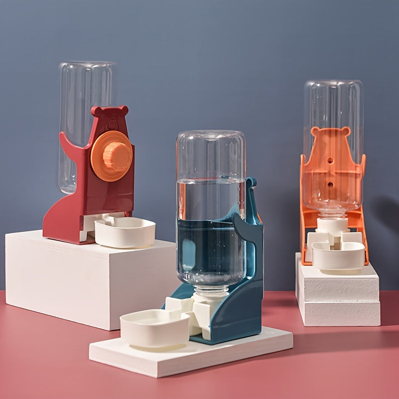 Avtomatik kichik hayvonlar uchun suv idishi, hamsterlar va quyonlar uchun, osilib turadigan qafas dizayni, ajraladigan zanglamaydilardan tayyorlangan nozullar bilan