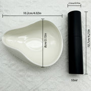 Kofe donasi o'lchash kubogi, tishli va spreyi shisha uchun baristalar uchun keramika espresso aksessuarlari