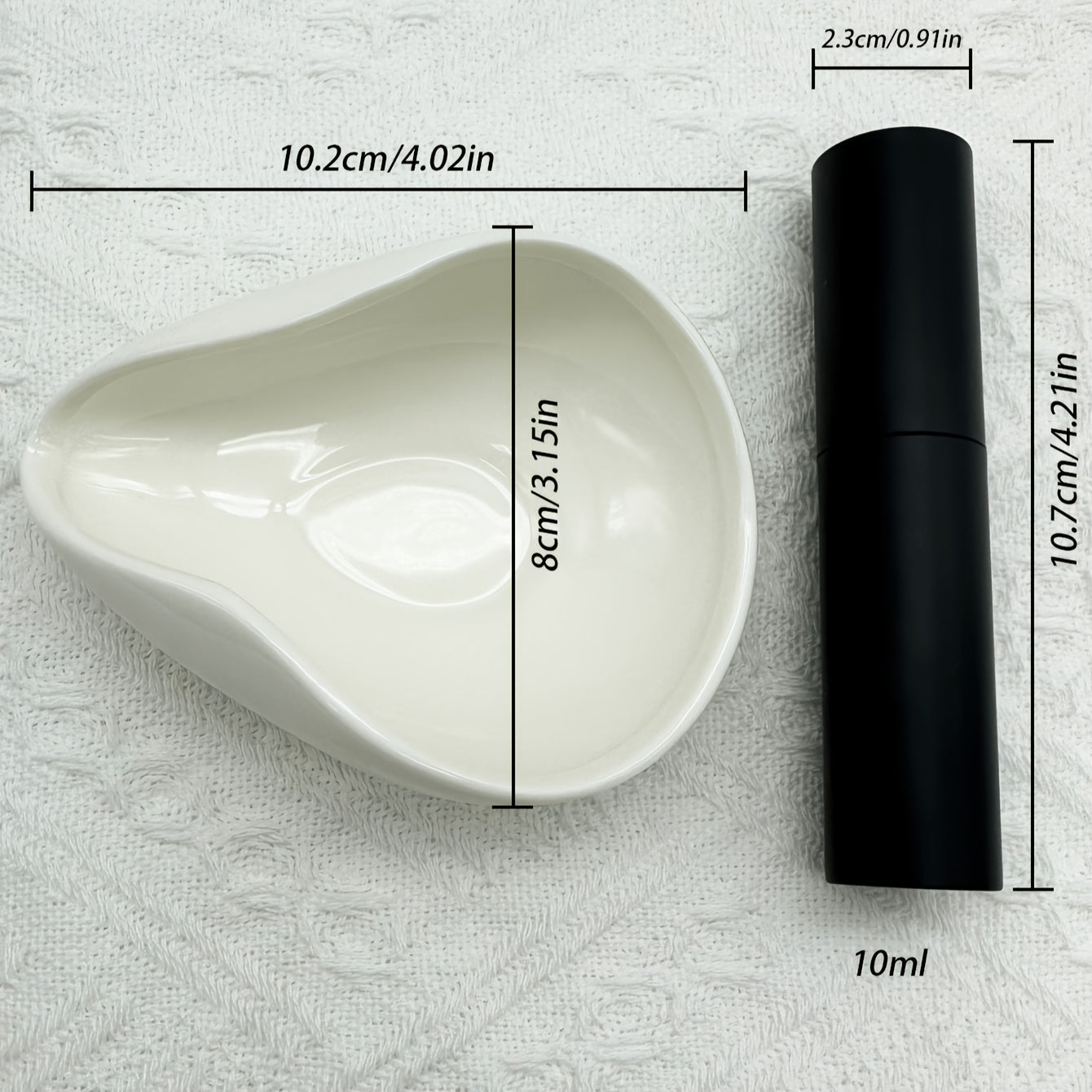 Kofe donasi o'lchash kubogi, tishli va spreyi shisha uchun baristalar uchun keramika espresso aksessuarlari