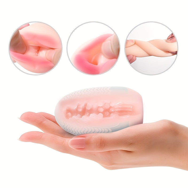 Mini Portable TPE Masturbation Eggs Soft Silicone Female Vagina Stimulating Toys