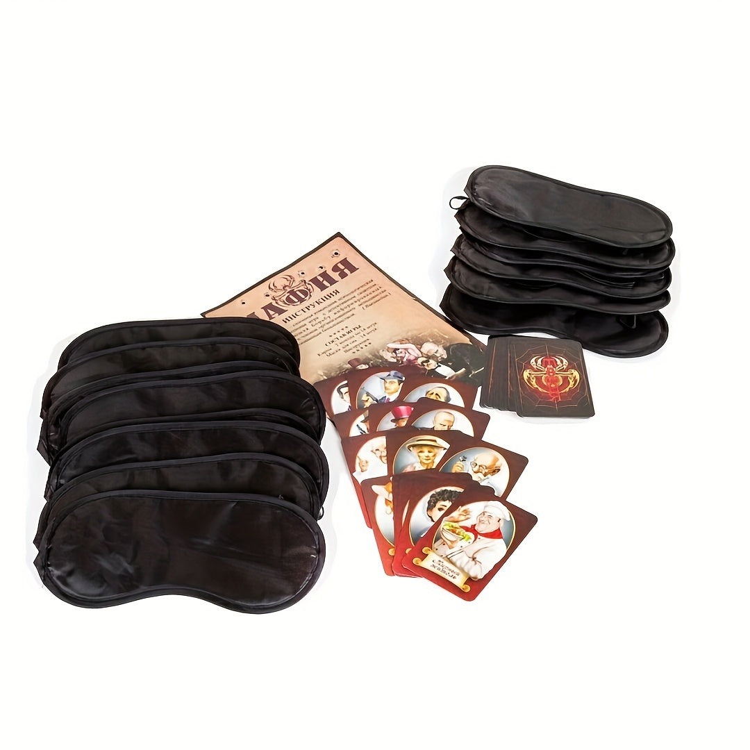 Mafia Card Game for Parties and Family Gatherings in Red and Gold Box