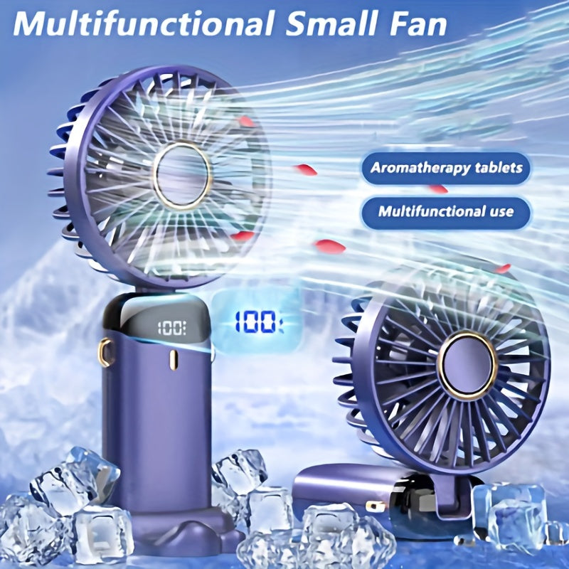 Tashqarida foydalanish uchun portativ USB qo'l fan, sinfxonalar yoki ofis stol usti uchun