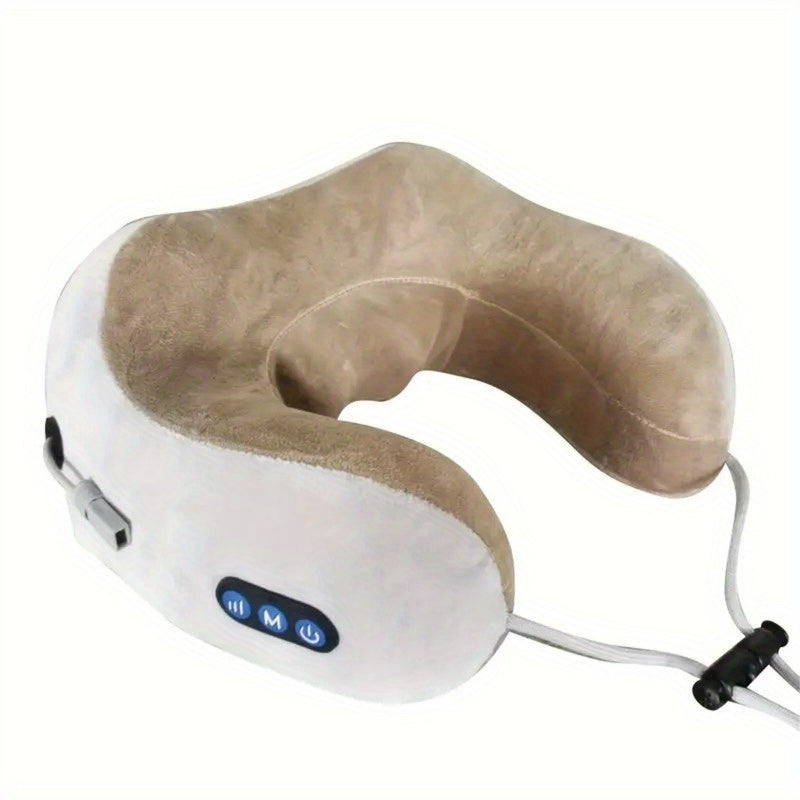 Electric Neck Massager Cushion Portable USB Rechargeable for Home Travel Outdoor