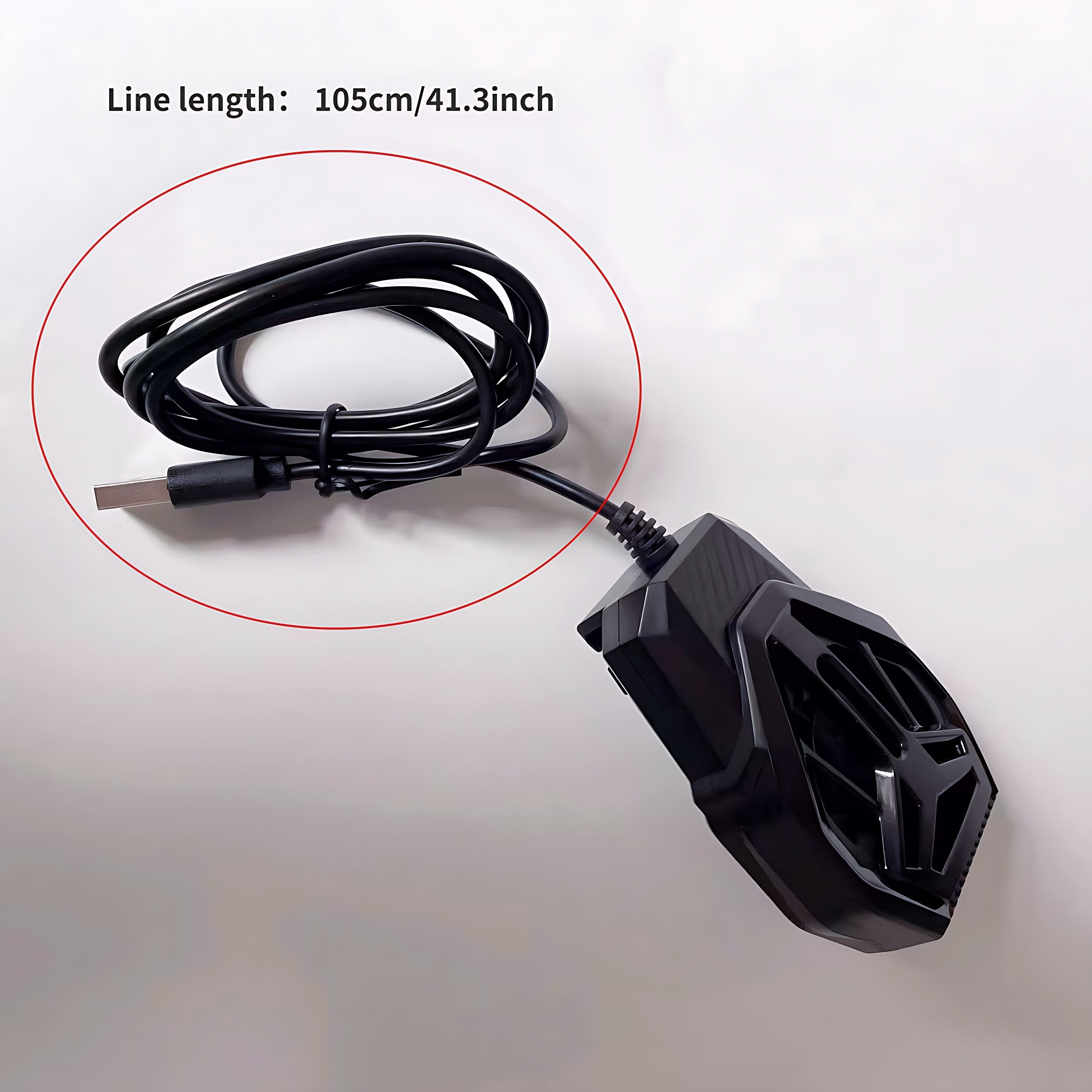 Rechargeable Mobile Phone Cooling Fan with LED Light for Gaming and Video Watching