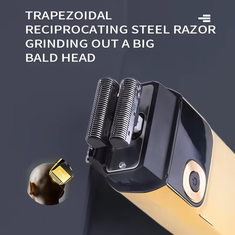 Электробритва Kemei KM-2028 «два в одном» с регулируемыми настройками и зарядкой через USB