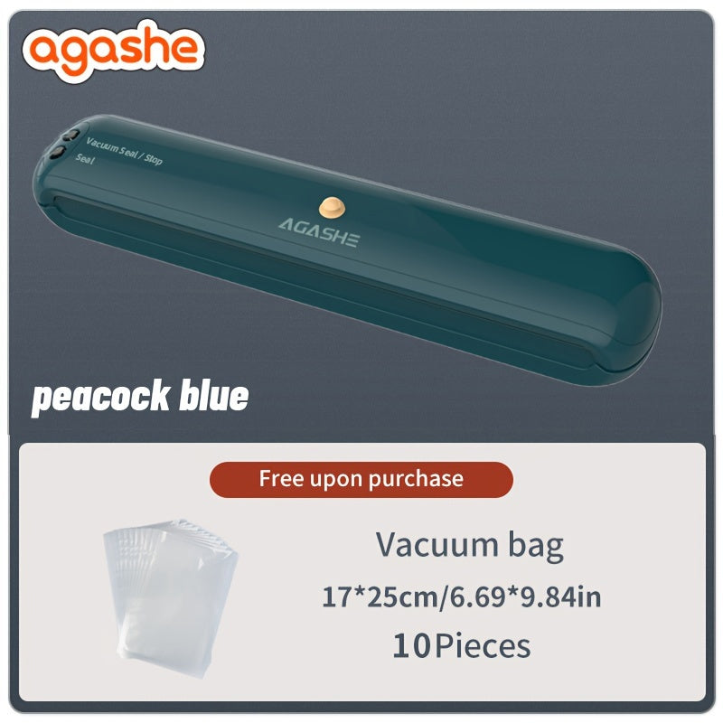 Máquina selladora al vacío para bolsas de 28cm de ancho, equipo automático de conservación de alimentos