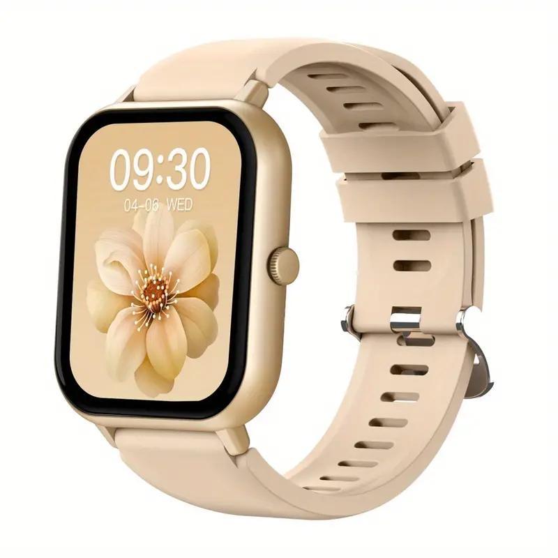 1.83 Inch Full Screen Metal Body Smart Watch for Android iPhone with Wireless Voice Calling and IP68 Water Resistance