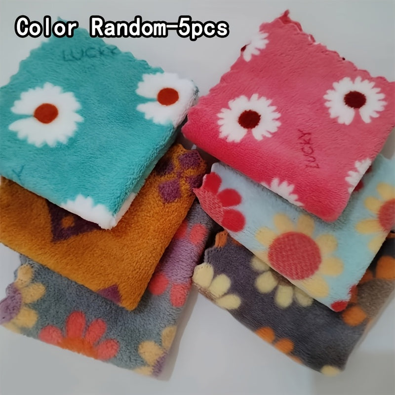 5 yoki 10 ta ultra-yumshoq koral velur tozalash matolari, qalin, namni yaxshi so'radigan va to'la to'kmas, hammom va oshxona uchun ideal, o'lchami 24.89 sm kvadrat.