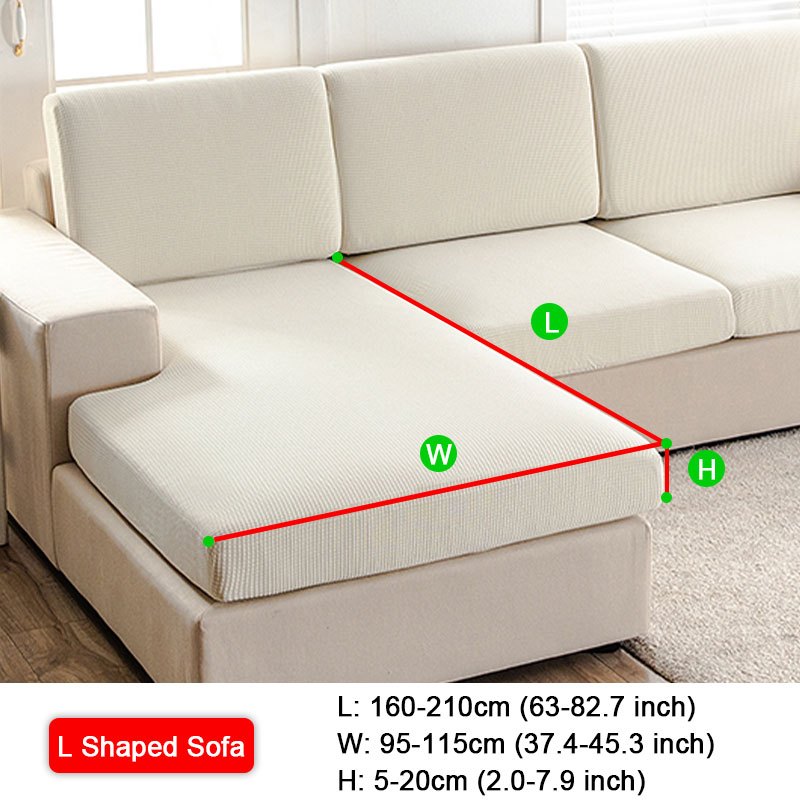 Waterproof Jacquard Sofa Slipcover Elastic Polyester Furniture Protector