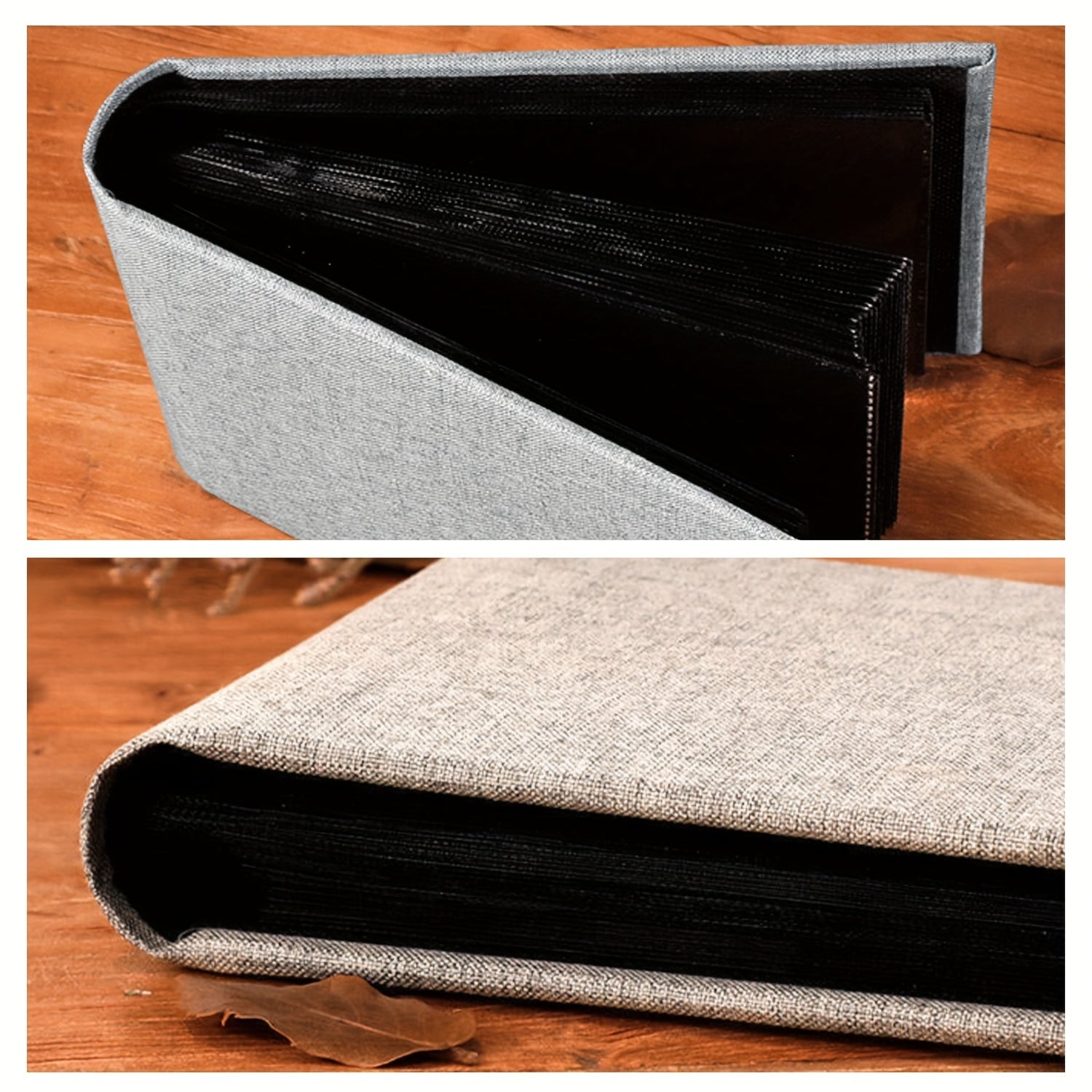 Креативный фотоальбом на 100 карманов, размером 15,24 см, завязанный веревкой. Идеально подходит для семьи, пар и студийных сувениров, а также станет отличным подарком на осенний фестиваль, День благодарения и праздничный сезон.