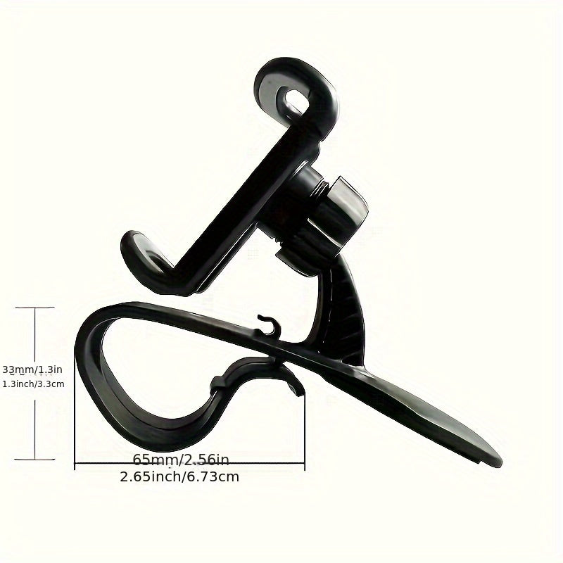 ABS Material Dashboard Car Phone Holder Rotatable Mount Anti-Slip Clamp Auto Device Support
