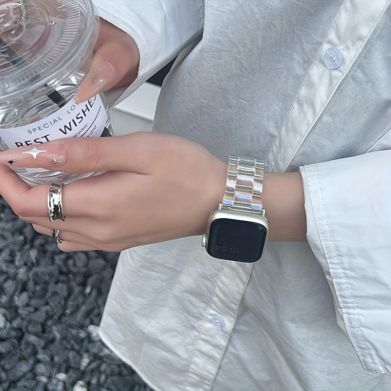 Женский силиконовый ремешок для iWatch, сменный браслет с изменяющим цвет фантазийным дизайном, 38мм-49мм