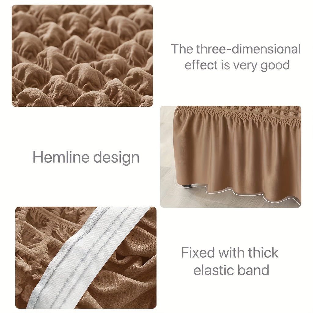 Длинная накидка на скамейку для обеденной зоны, съемная, моющаяся, эластичная, для гостиной и кухни