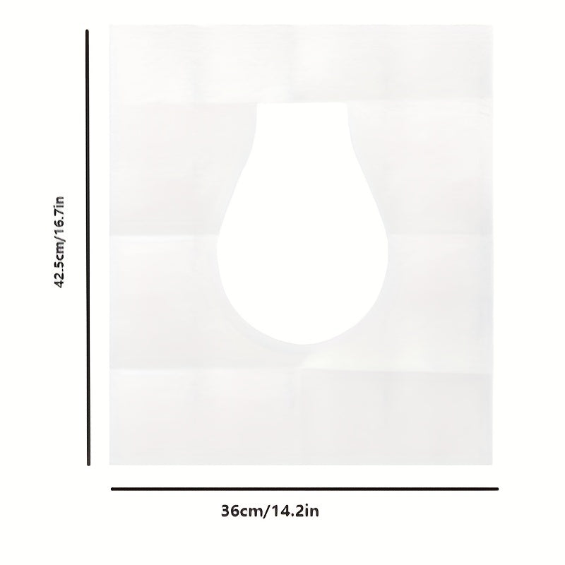 80 Pack Biodegradable Flushable Paper Toilet Seat Covers for Adults and Potty Training