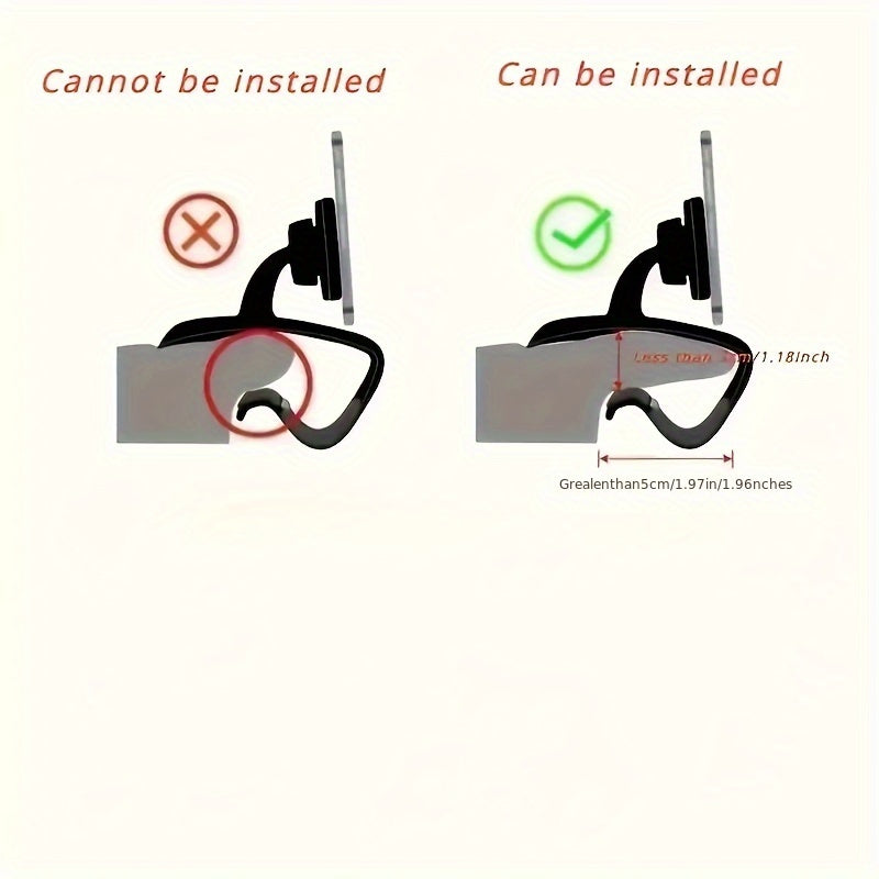 Держатель для телефона в автомобиль из ABS-материала, поворотный крепеж, противоскользящая зажимная скоба, поддержка автотехники