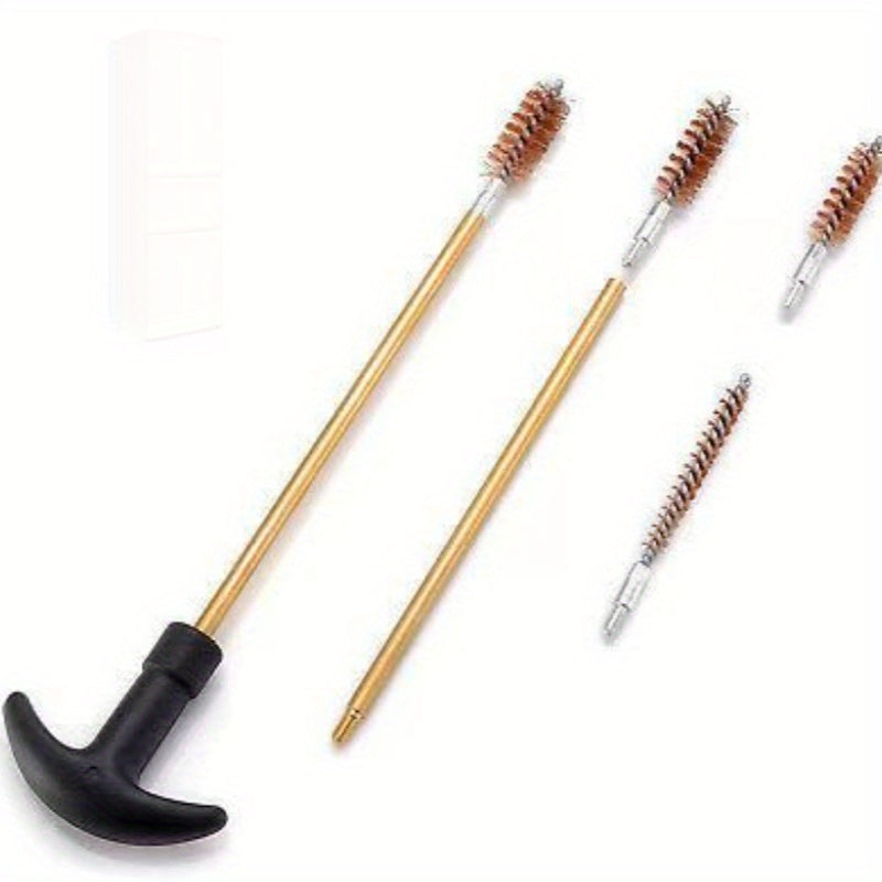 Kit portátil de limpieza de armas de nylon con estuche con cremallera, cepillo para cañón, estuche rígido de almacenamiento