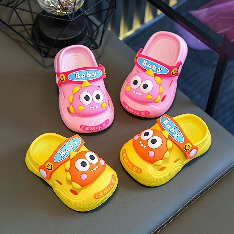 Детские сандалии с динозавром, всесезонные водные туфли, легкие, дышащие, повседневные для мальчиков и девочек