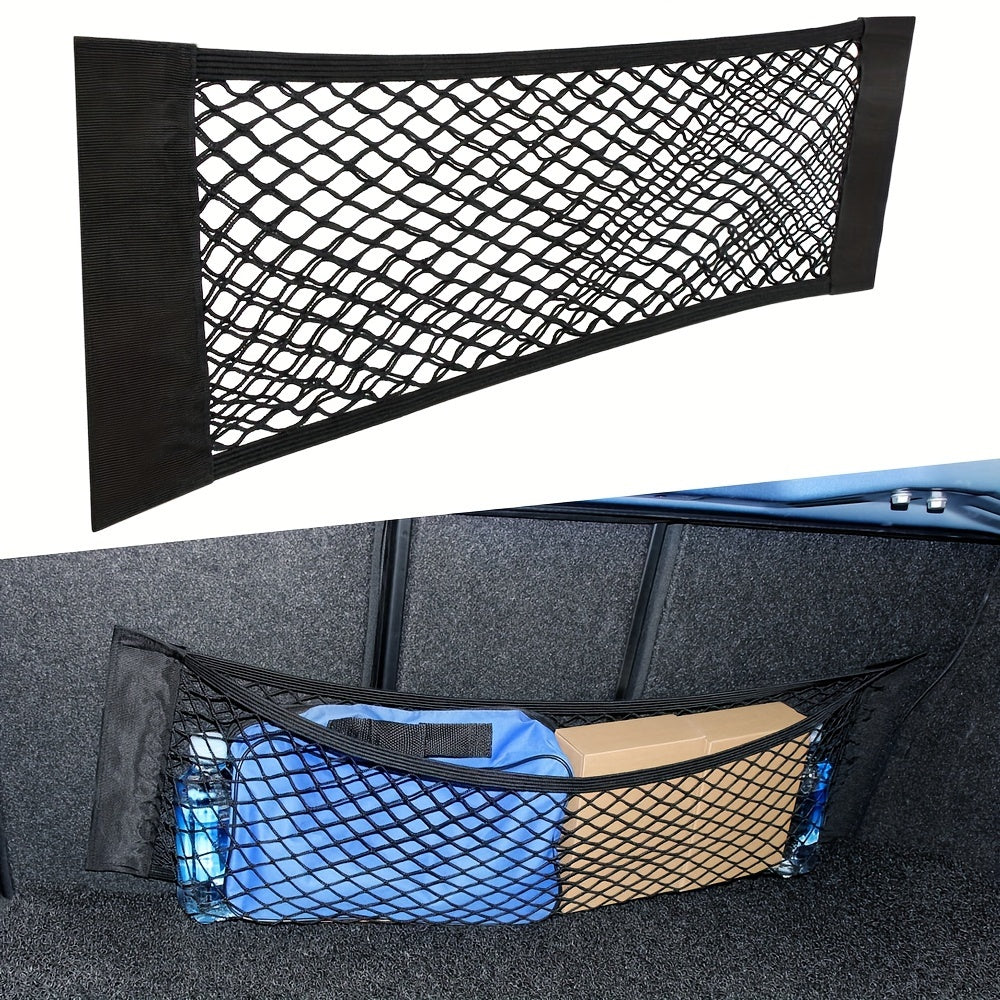 Universal Nylon Adjustable Cargo Net for SUVs Trucks and Cars Storage Organizer