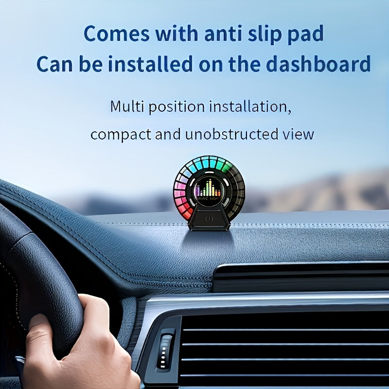 Smart Voice Control Car Aromatherapy Diffuser with Dynamic Rhythm Light and Fragrance Dispenser