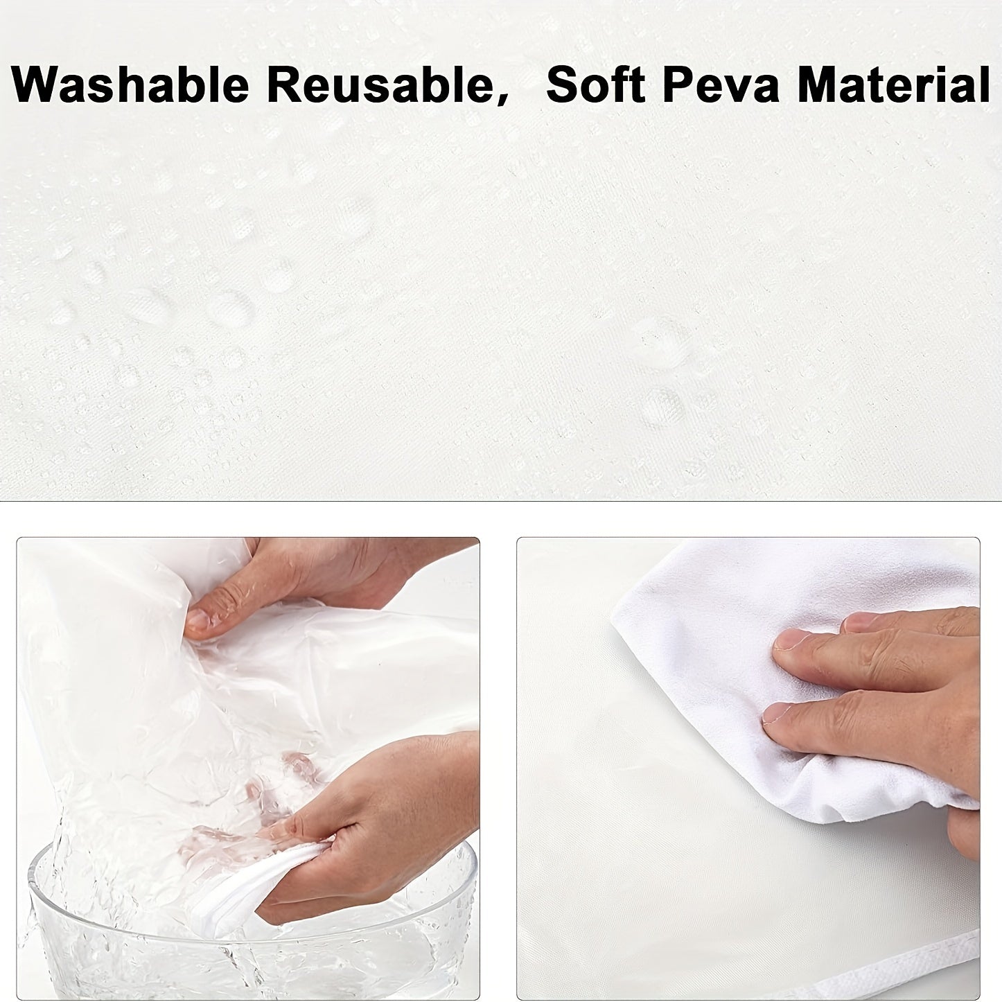 Set of 10 Clear Shoulder Cover Bags for Clothing Storage and Protection