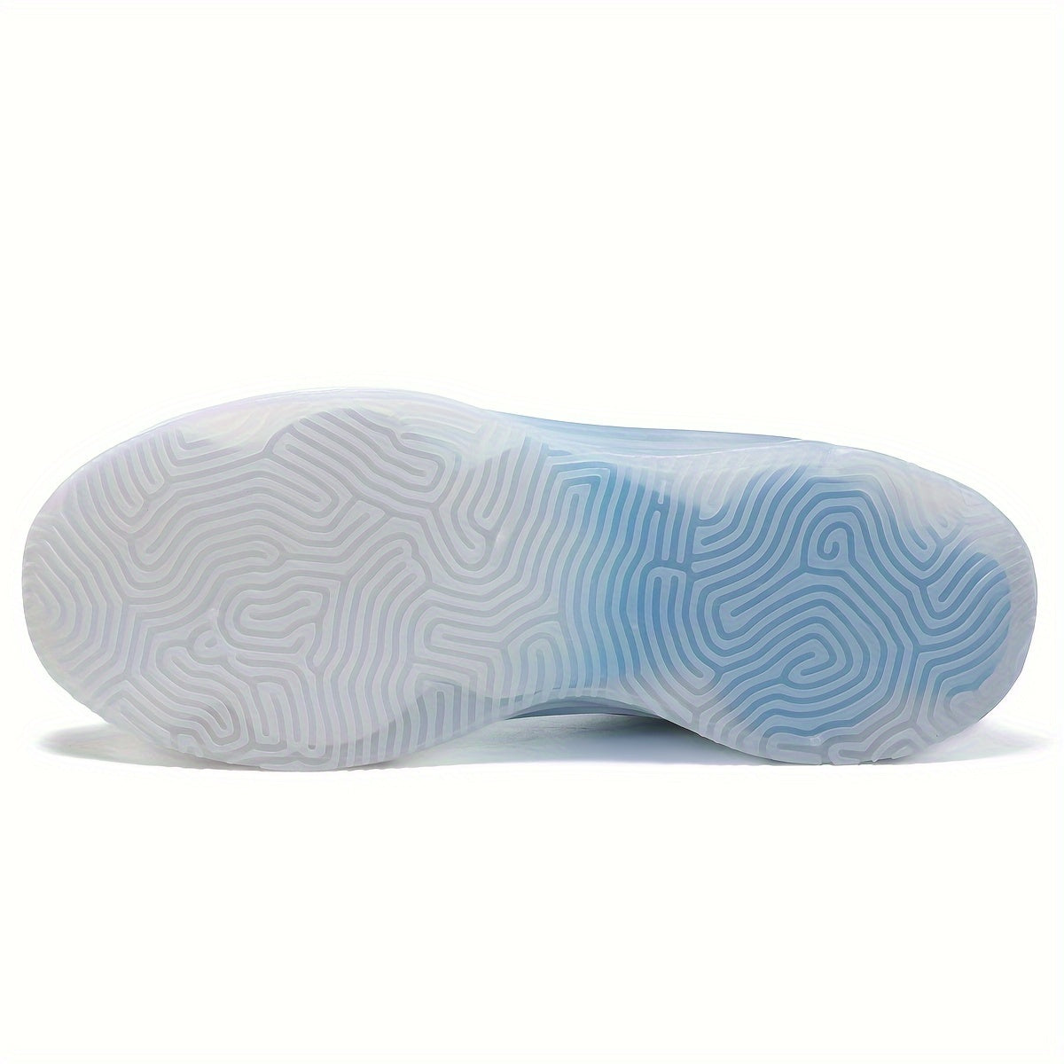 Men's Gradient Color Running Shoes with Shock Absorption Lightweight Breathable Casual Sneakers