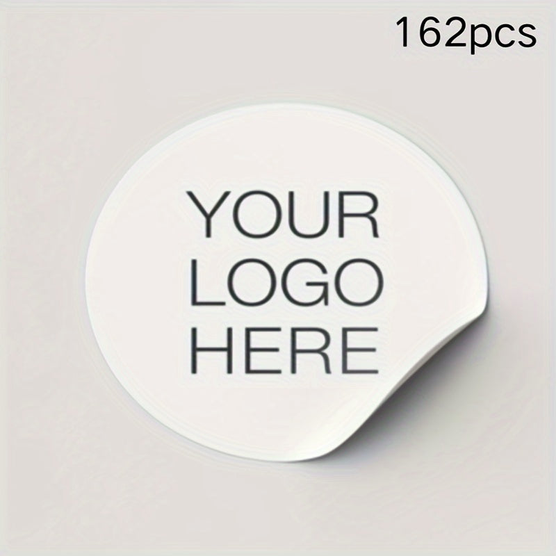 Suv o'tkazmaydigan PVC va oq pastki PP qog'ozdan tayyorlangan maxsus stikerlar 3.99 sm logotiplar, sovg'alar, yorliqlar uchun