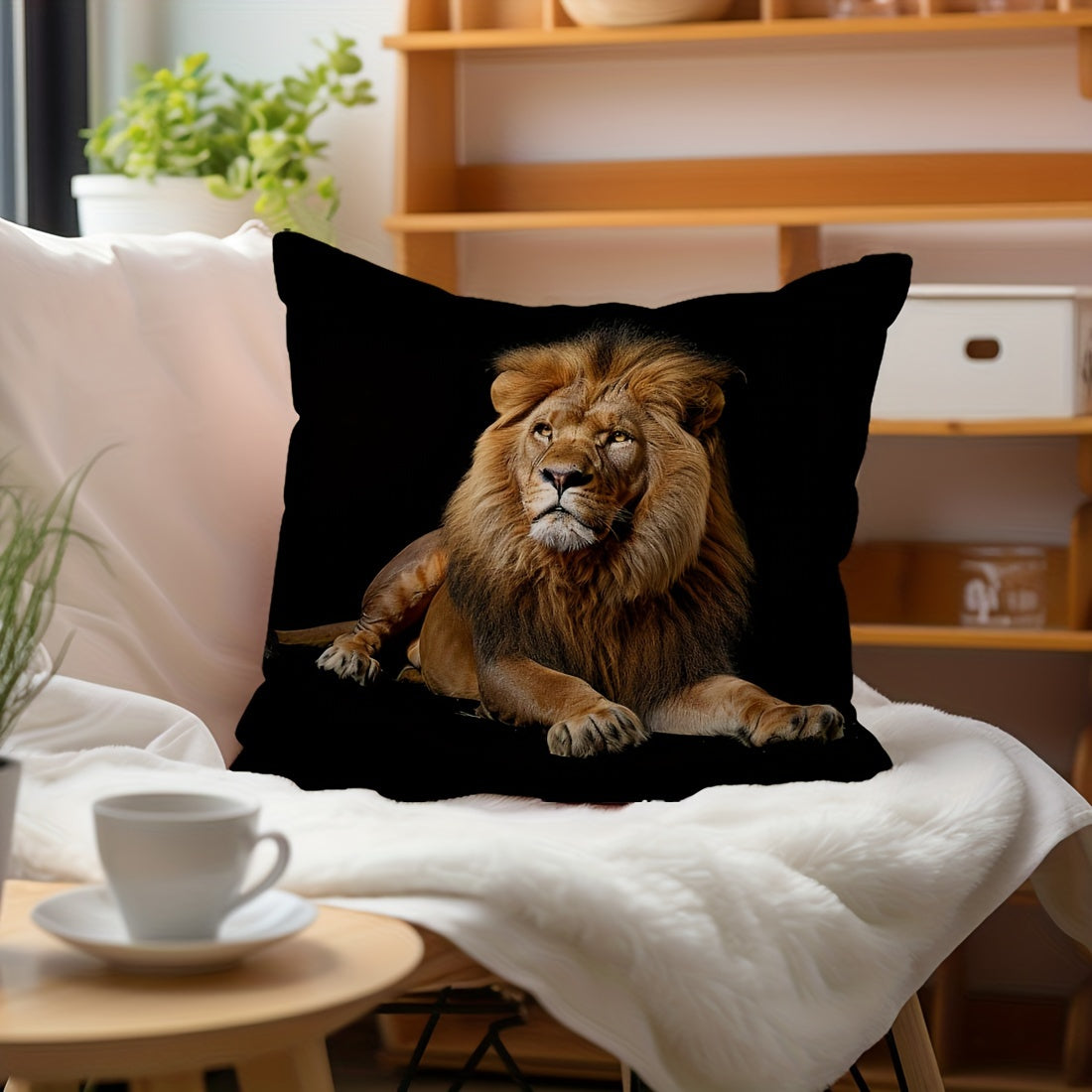 Soft Velvet Throw Pillow Cover 45.72cm with Zip Closure for Living Room Bedroom Car Decor